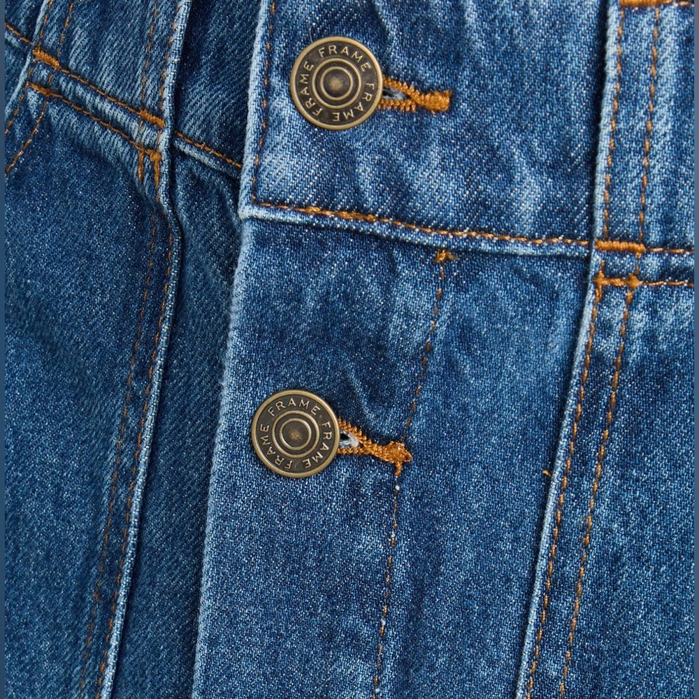 Frame Denim Modern Pocket Midi Skirt - size 27 - Picture 7 of 10
